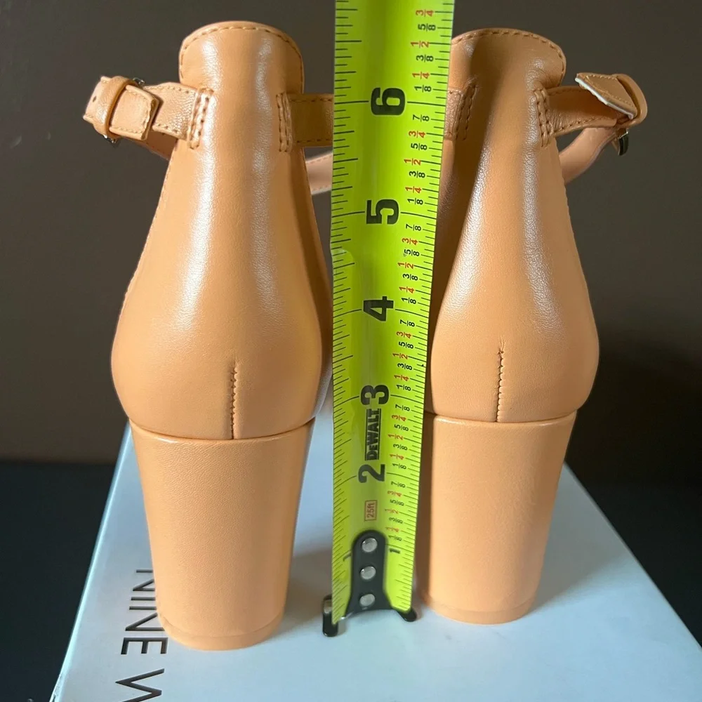NINE WEST Women's Pruce Heeled Sandal Sz 9.5 M